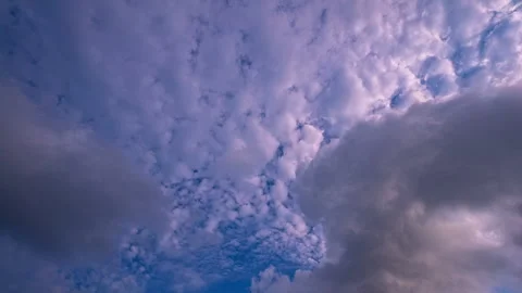 Timelapse Dramatic white cloud in blue Sky Stock Footage 310563453