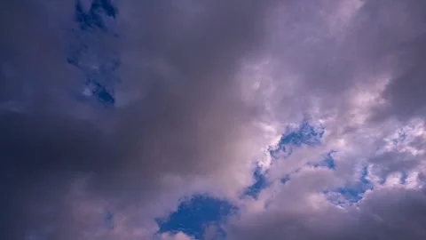Timelapse Dramatic white cloud in blue Sky Stock Footage 311062313