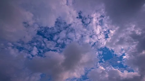 Timelapse Dramatic white cloud in blue Sky Stock Footage 312071031