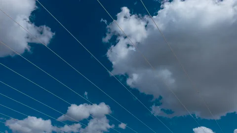 Timelapse Of Dramatic White Cloud Video stock 237996374