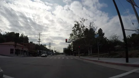 Timelapse Driving on 170 Freeway North Stock Footage 65174015