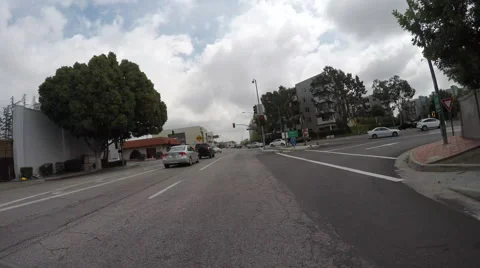 Timelapse of Driving on 5 Freeway into Burbank Stock Footage 62691618