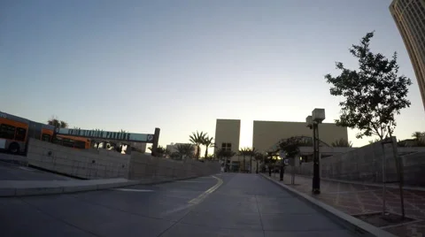 Timelapse Driving around the MTA Building to 101 Freeway Stock Footage 65176323