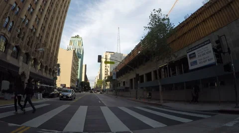 Timelapse Driving on Broadway Stock Footage 64983513