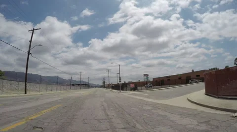 Timelapse Driving in Burbank Stock Footage 65129632