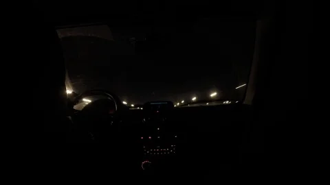 Timelapse driving highway in the night-0002 Stock Footage 101373402