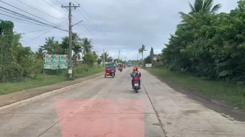 Timelapse of driving in the Philippines Stock Footage 173577829