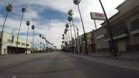 Timelapse Driving on Van Nuys Blvd  Stock Footage 62700257