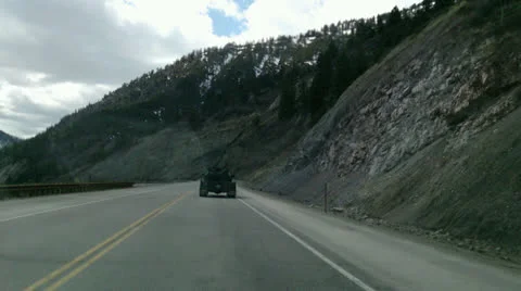 Timelapse Driving Wyoming Video stock 22602047