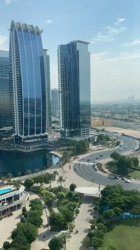 Timelapse of Dubai skyline Stock Footage 256709062