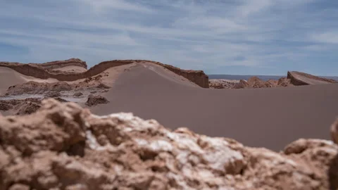 Timelapse - Dune Moon Valley Near San Pedro De Atacama Stock Footage 296179984
