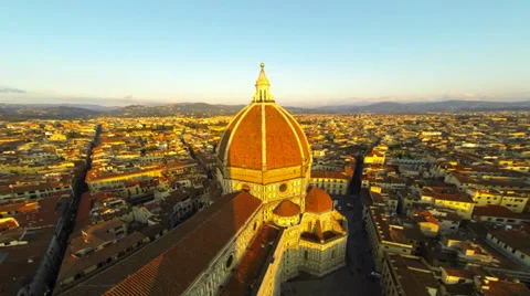 Timelapse from the Duomo of Florence Stock Footage 32700913