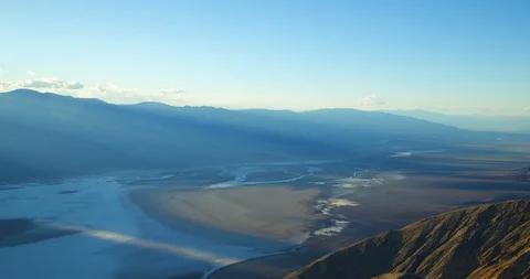 Timelapse during sunset at Dante's Peak in Death Valley National Park, Stock Footage 99128173