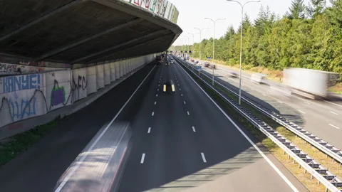 Timelapse Dutch highway 库存影片 139470946