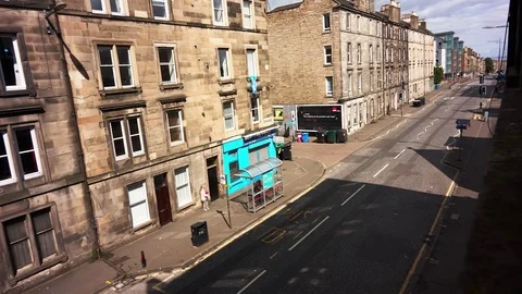 Timelapse of Easter Road Edinburgh Stock Footage 77615779