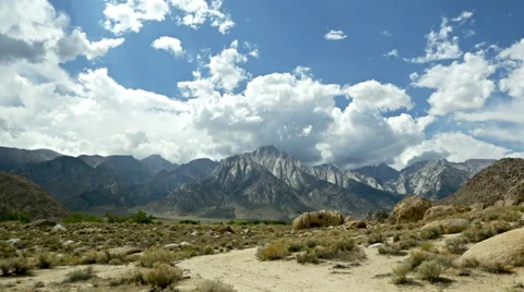 Timelapse of the Eastern SIerra Nevada mountains Stock Footage 42565520