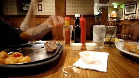 Timelapse Eating Stock Footage 114625495