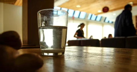 Timelapse of eating, tea drinking with bread Stock-Footage 129602548