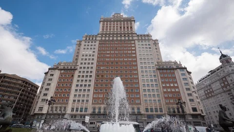 Timelapse at the Edificio Espana Vidéo 87375493