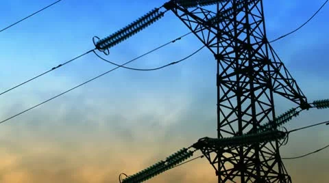 Timelapse electricity Stock Footage 10594599