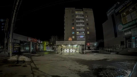 Timelapse of entry and exit in the subway, passengers Stock-Footage 129611707