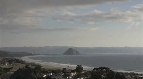 Timelapse of estero bay with a mountain in the water. Stock-Footage 10577242