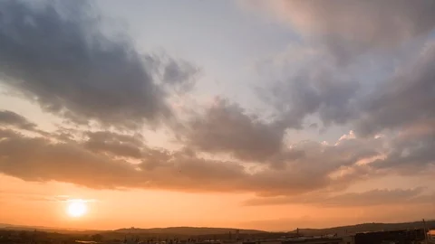 Timelapse Evening Clouds 库存影片 117127516