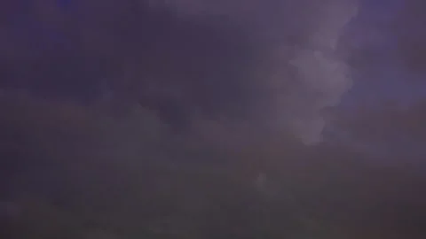 Timelapse of Evening Storm Clouds Moving Rapidly in the Sky 動画素材 301714655