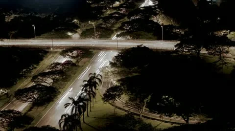 Timelapse expressway crossroad Video stock 11591778