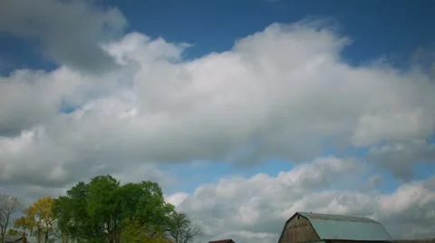 Timelapse farm barn Stock Footage 11560090