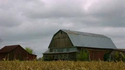 Timelapse farm barn Video stock 11607862