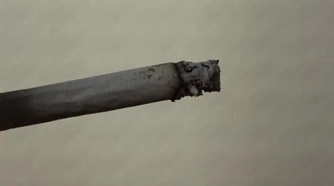 Timelapse fast cigarette smoking Stock Footage 48844904
