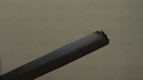 Timelapse fast cigarette smoking Stock Footage 48844919