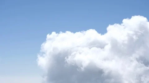 Timelapse of fastly moving clouds above the mountain Stock Footage 74103635