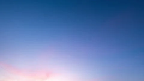 Timelapse of feather clouds floating in the stratosphere Stock Footage 221913445