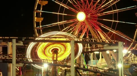 Timelapse ferris wheel 動画素材 11605061
