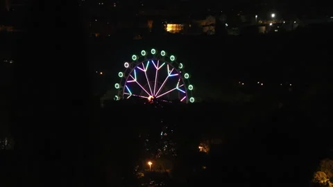 Timelapse of ferris wheel 库存影片 164847912