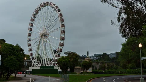 Timelapse of Ferris Wheel in Golden Gate Park San Francisco Stock Footage 183525859