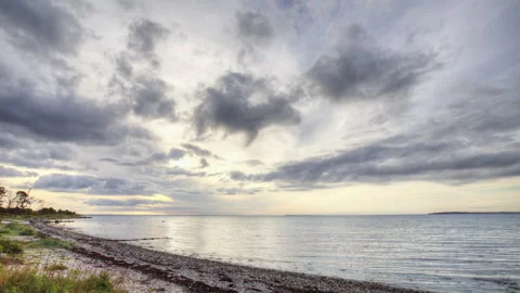 Timelapse with ferry Video stock 263727555