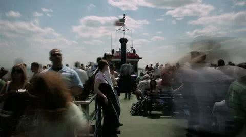 Timelapse ferry ride 스톡 동영상 11588540