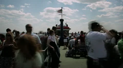 Timelapse ferry ride Stock-Footage 11607679