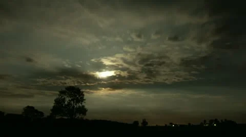 Timelapse field moon 스톡 동영상 11608163