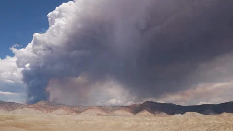 Timelapse of Fire in Desert 스톡 동영상 137121801