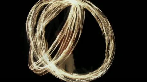 Timelapse fire juggler 스톡 동영상 11555282