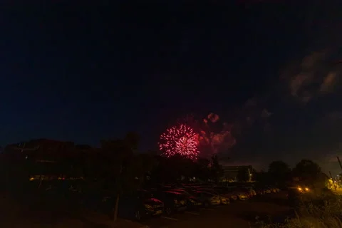 Timelapse Fireworks Le Mans 2022 動画素材 220951010