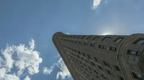 Timelapse Flatiron Building Stock Footage
