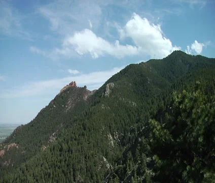 Timelapse of the Flatirons in Boulder Colorado Stock Footage 39742315