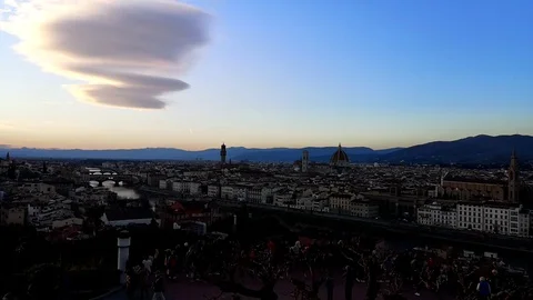 Timelapse of Florence 動画素材 105371271