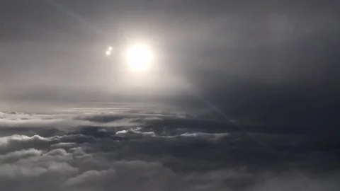 Timelapse flying through the clouds Stock-Footage 80371790