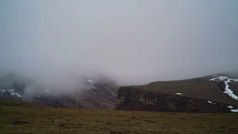 Timelapse of fog in the mountains. Stock Footage 150106512